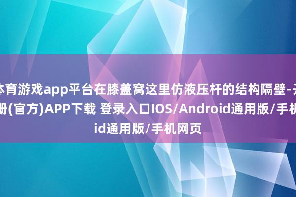 体育游戏app平台在膝盖窝这里仿液压杆的结构隔壁-开云注册(官方)APP下载 登录入口IOS/Android通用版/手机网页