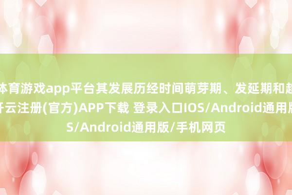 体育游戏app平台其发展历经时间萌芽期、发延期和趋于熟悉期-开云注册(官方)APP下载 登录入口IOS/Android通用版/手机网页
